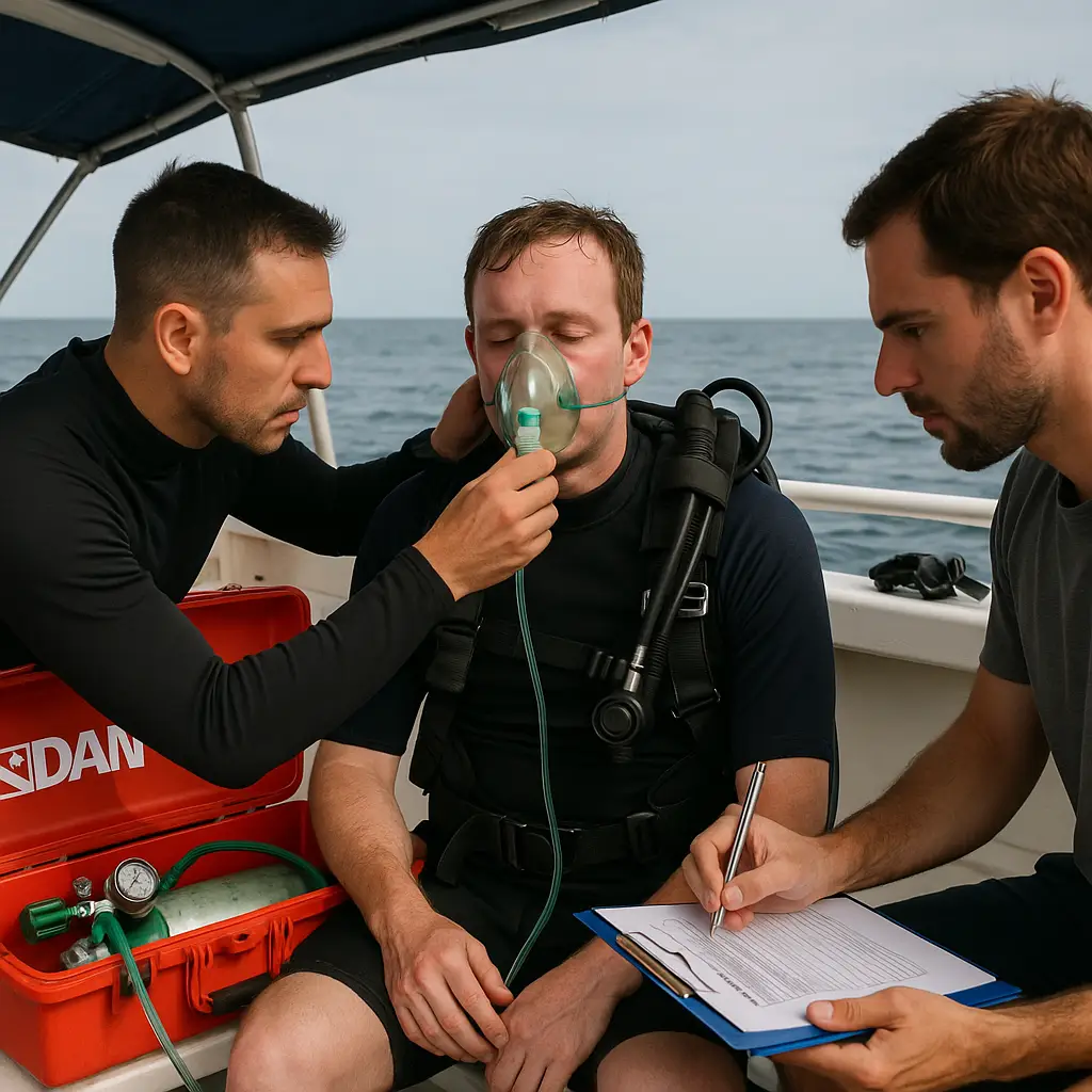 PADI Rescue Diver Course 6 20250702 1706 Diver Emergency Response simple compose 01jz6p73t4en78g84rtgt4jb7w